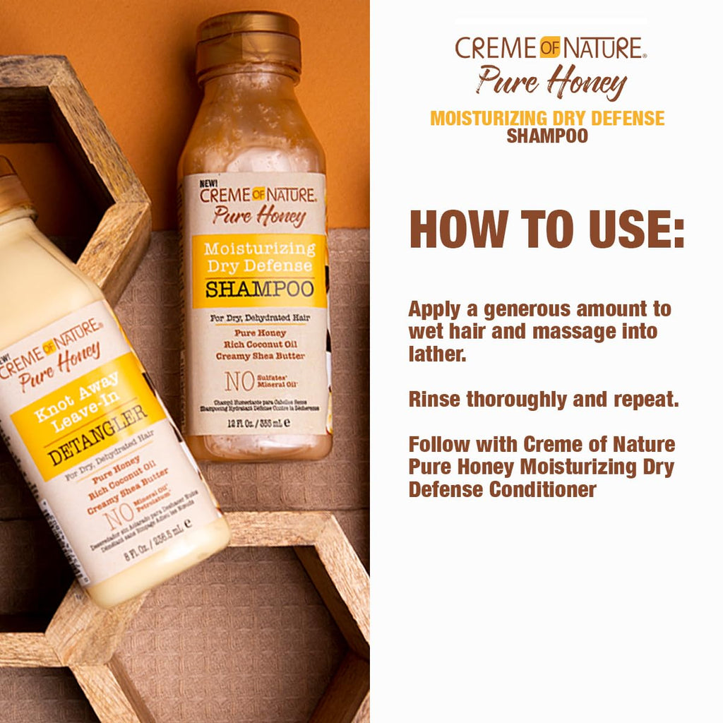 Honey Coconut Oil Shea Butter Shampoo and Leave In Detangler G849125