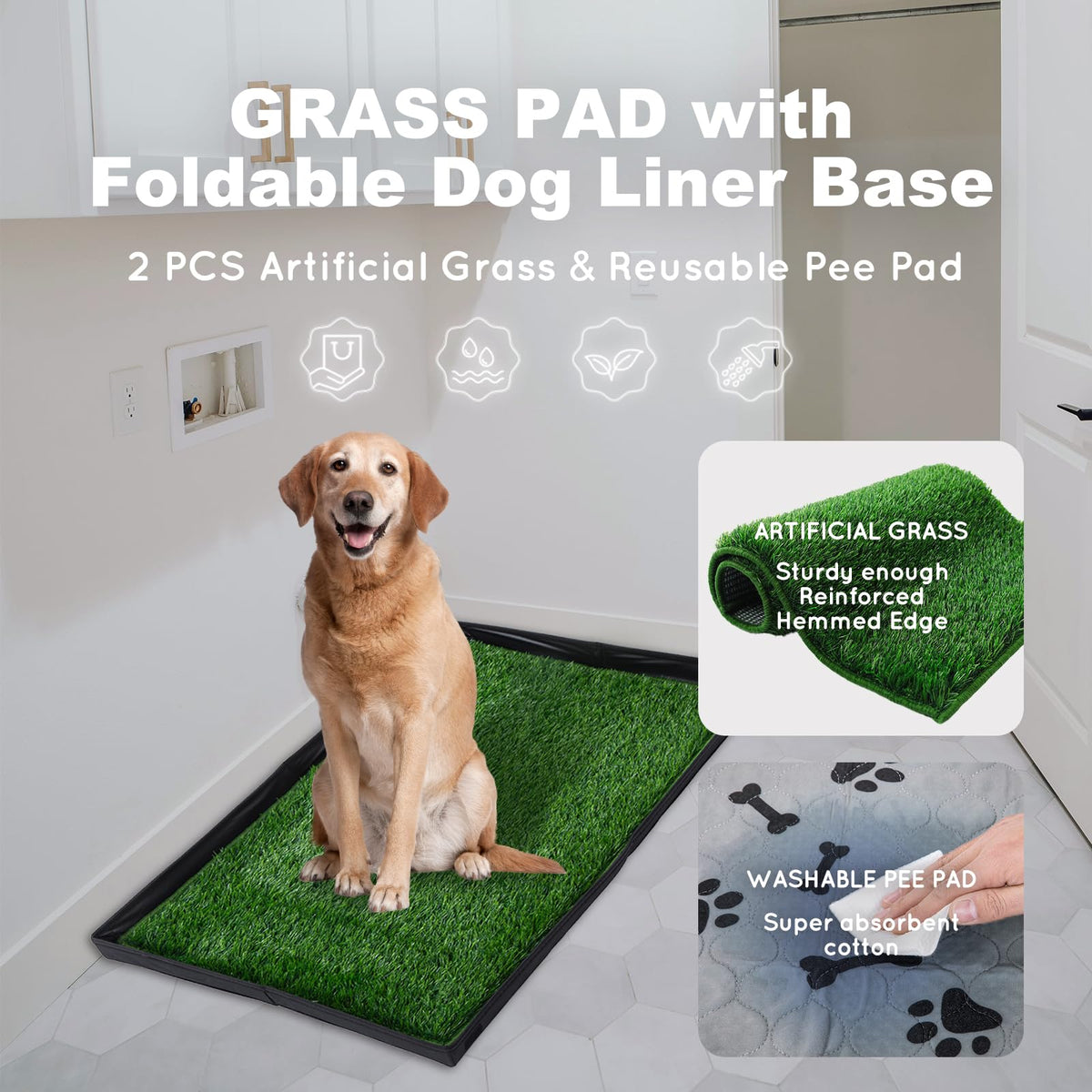 Foldable Dog Litter Box A8751