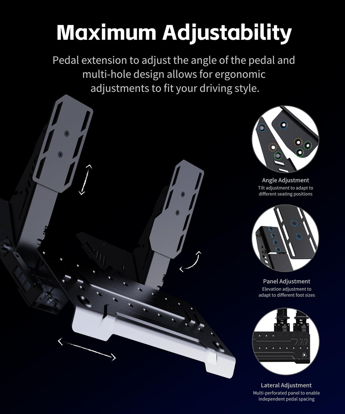Sim Racing Pedals 2-Pedal Set O343879