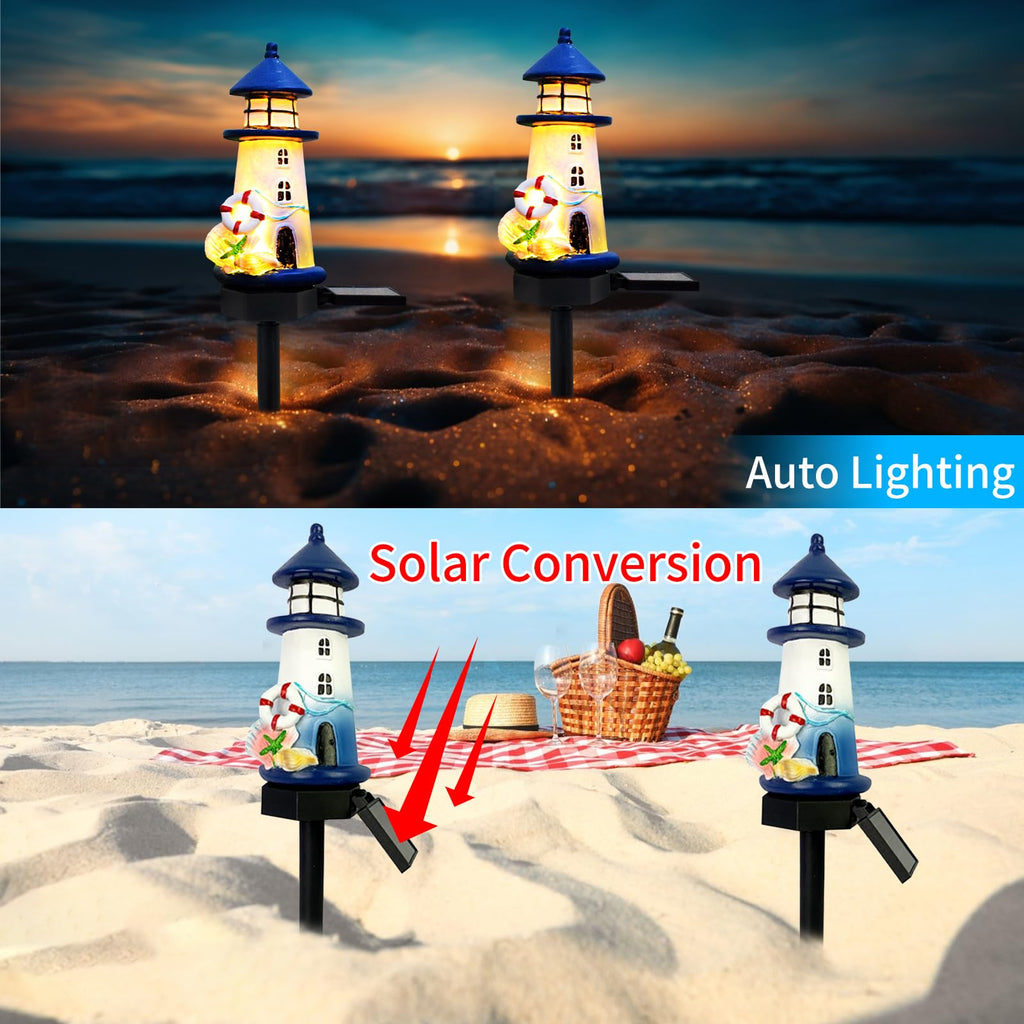Blue Waterproof Solar Powered Garden Stake Light S326