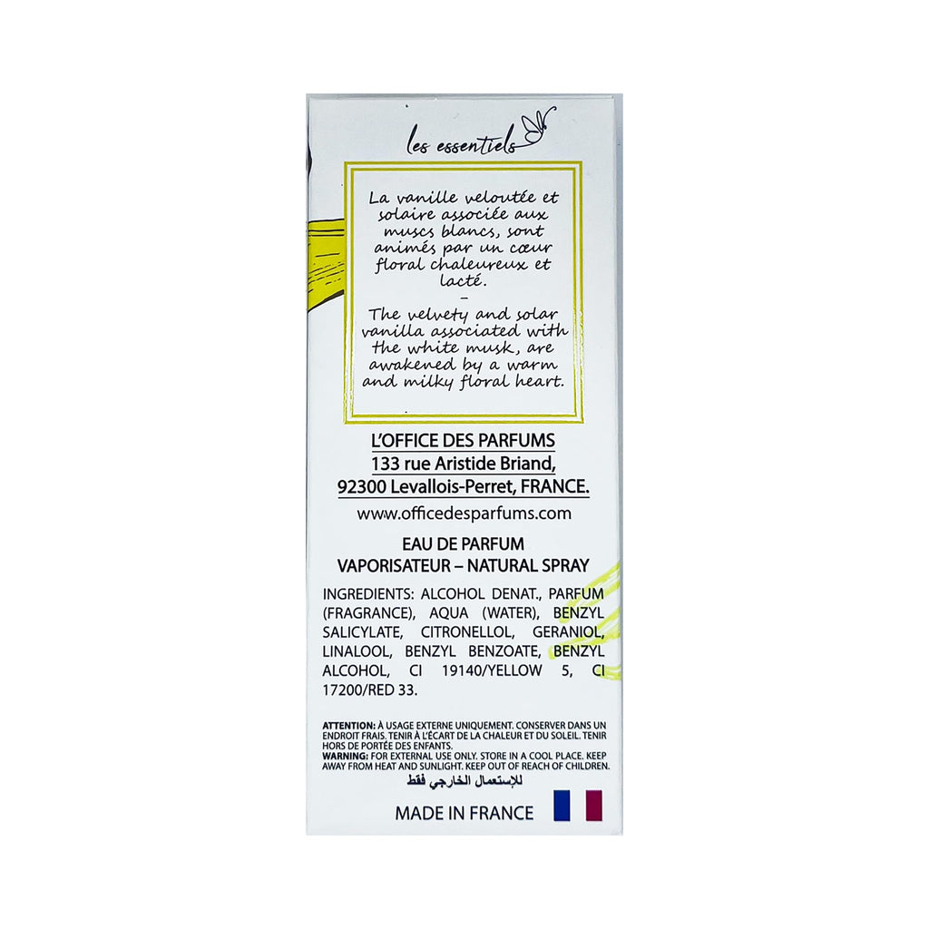 Vanille EDP Spray Floral Amber Fragrance 2.7 oz H69520
