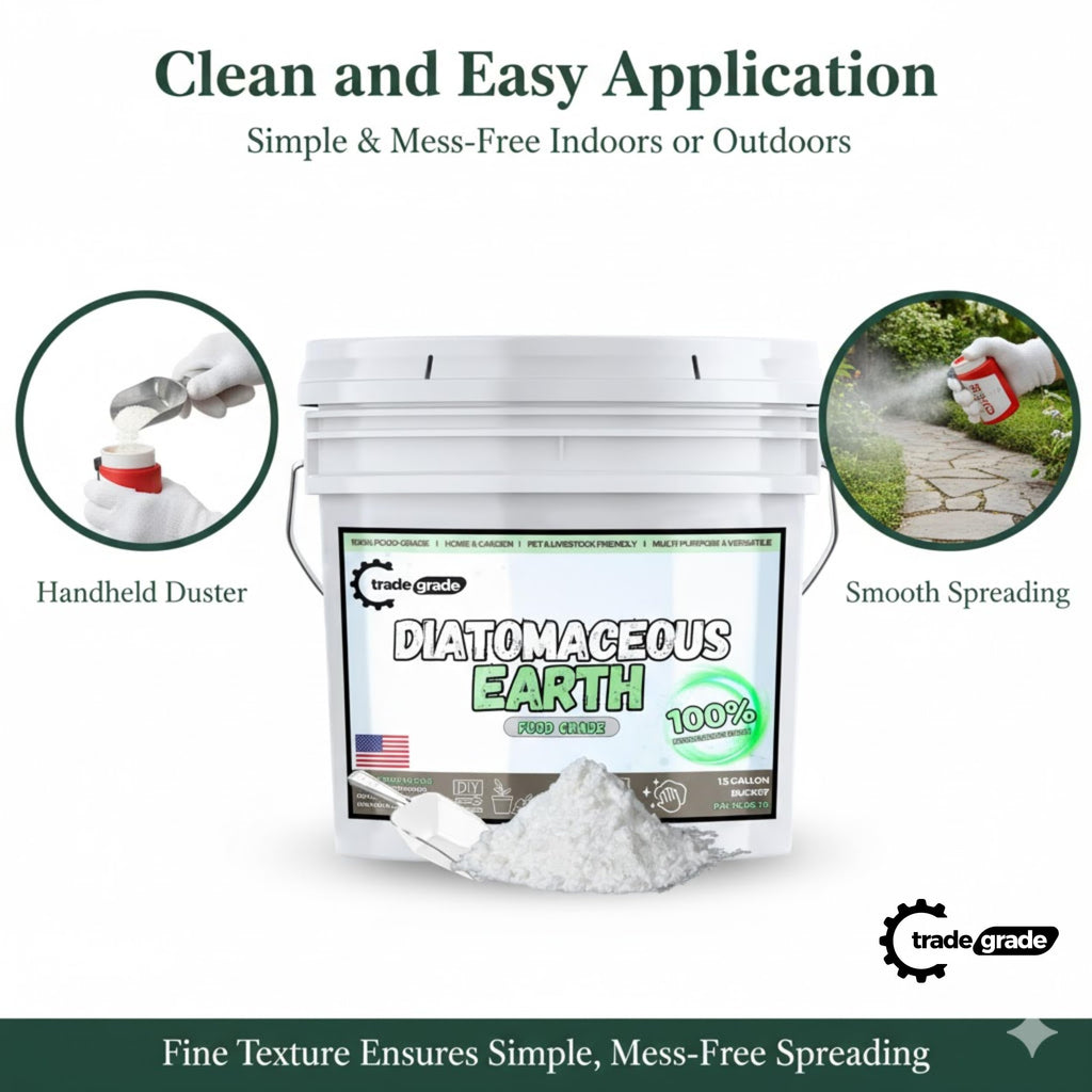 100% Food-Grade Diatomaceous Earth Powder 1 Gallon H44286