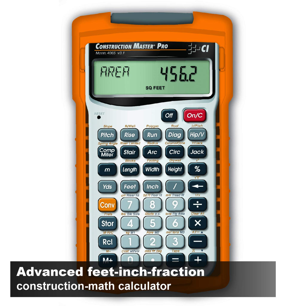 Construction Master Pro Trig Feet-Inch-Fraction Calculator C712067