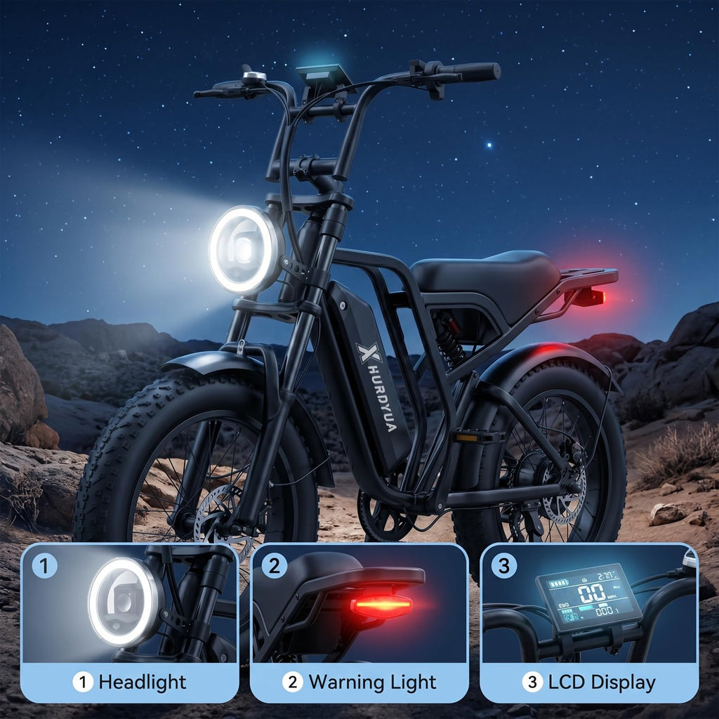 1500W Electric Bike with 48V 15Ah Removable Battery R901253