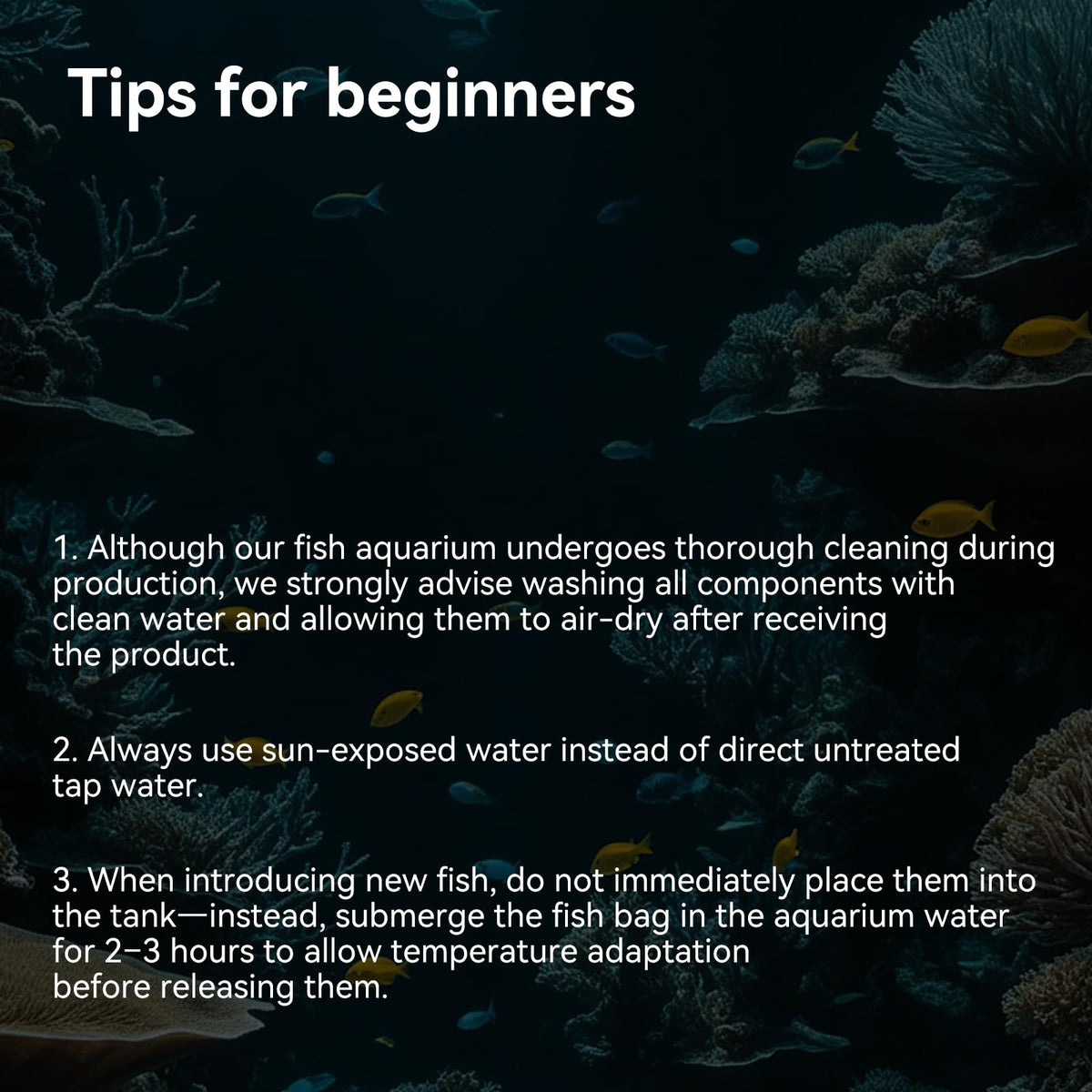 1.5 Gallon Aquarium Starter Kit with Filteration Lighting G787