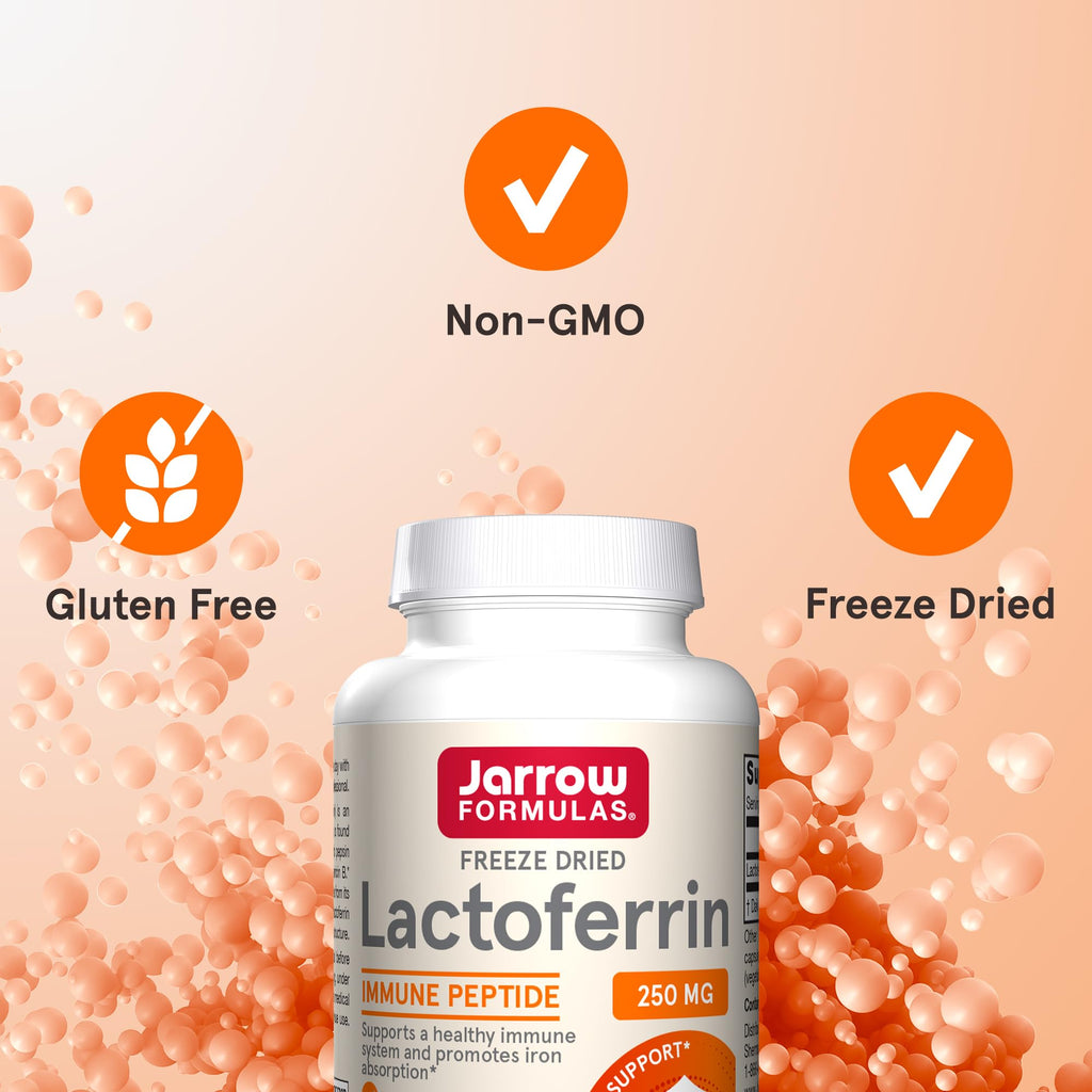 Lactoferrin Supplements 250 mg 30 Capsules N91473