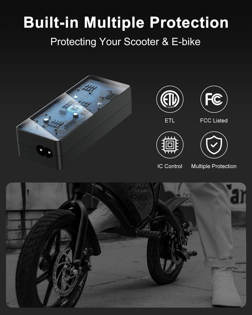 42V 2A Electric Scooter Charger Q83998