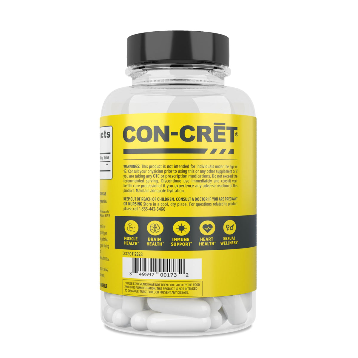 Creatine HCl Capsules 72 Count H351074