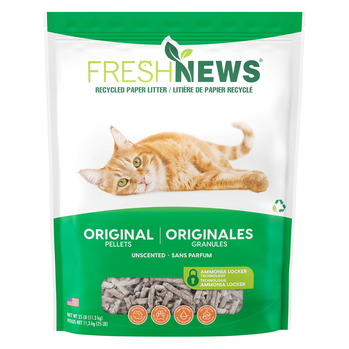 Non-Clumping Paper Cat Litter 25 Pound S660423