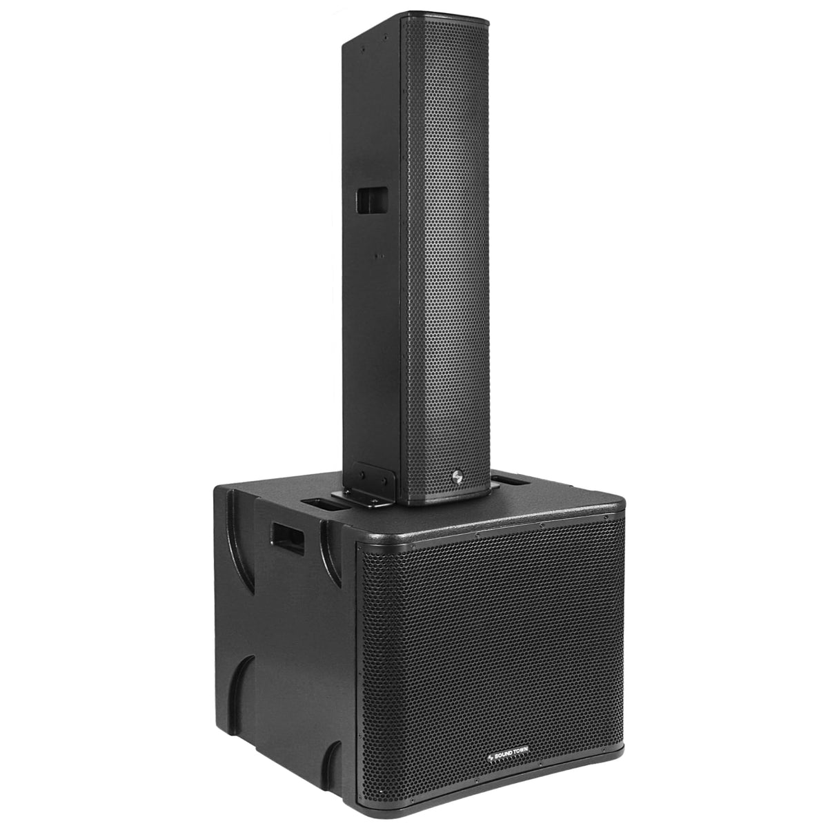 Powered Column Array Speaker System with 18" Subwoofer and Column Loudspeaker Y1527