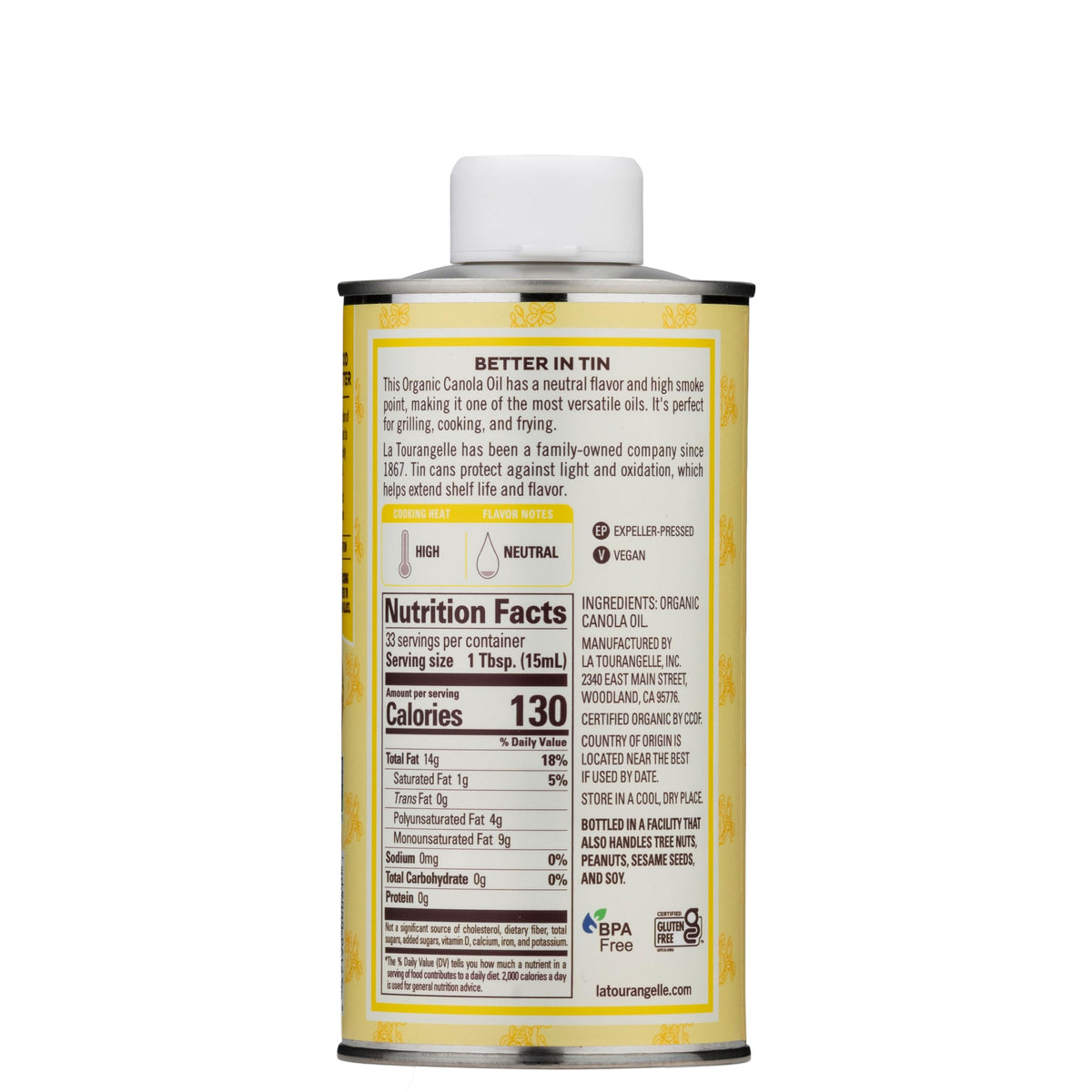 Organic Canola Oil, 16.9 fl oz Q630846