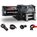 3000 lb 12V DC Electric Winch with Wireless Remote and Corded Control C26868