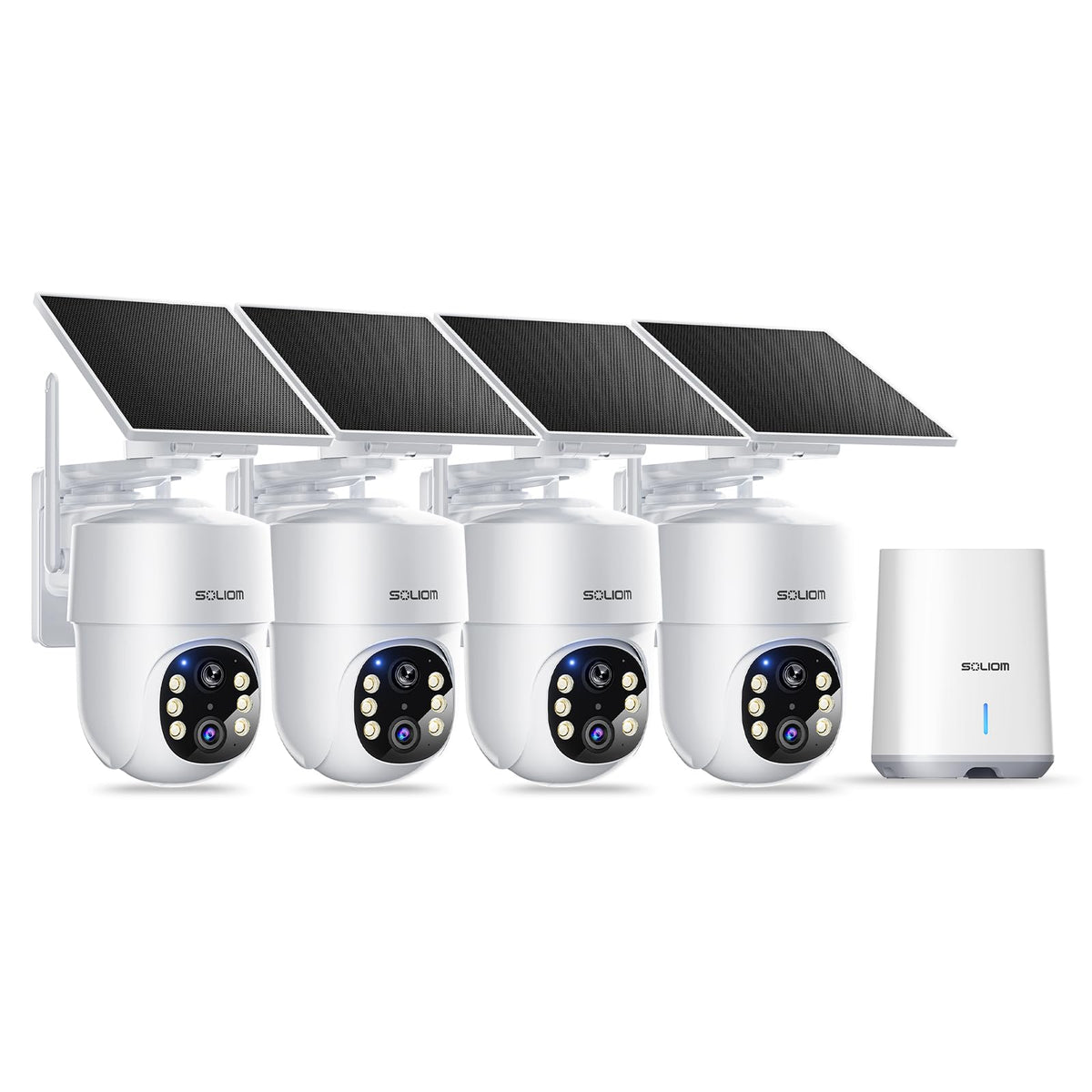 5MP Wireless Outdoor Security Cameras 4-Cam Kit C557029