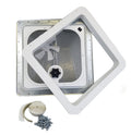 White RV Roof Vent with 12 Volt Fan T357