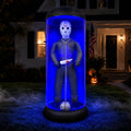 7.6FT Halloween Inflatable Outdoor Decoration with Blue LED Lights Z230