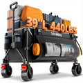220L Collapsible Heavy Duty Folding Wagon Cart with All-Terrain Wheels M352631