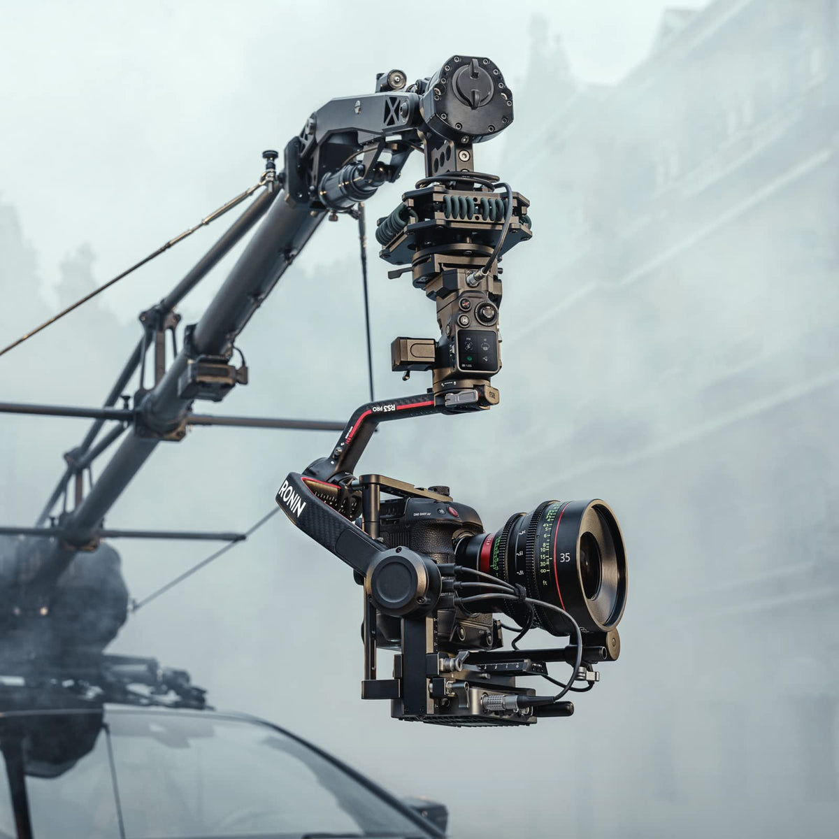 3-Axis Gimbal Stabilizer with Carbon Fiber Arms, Black P2414