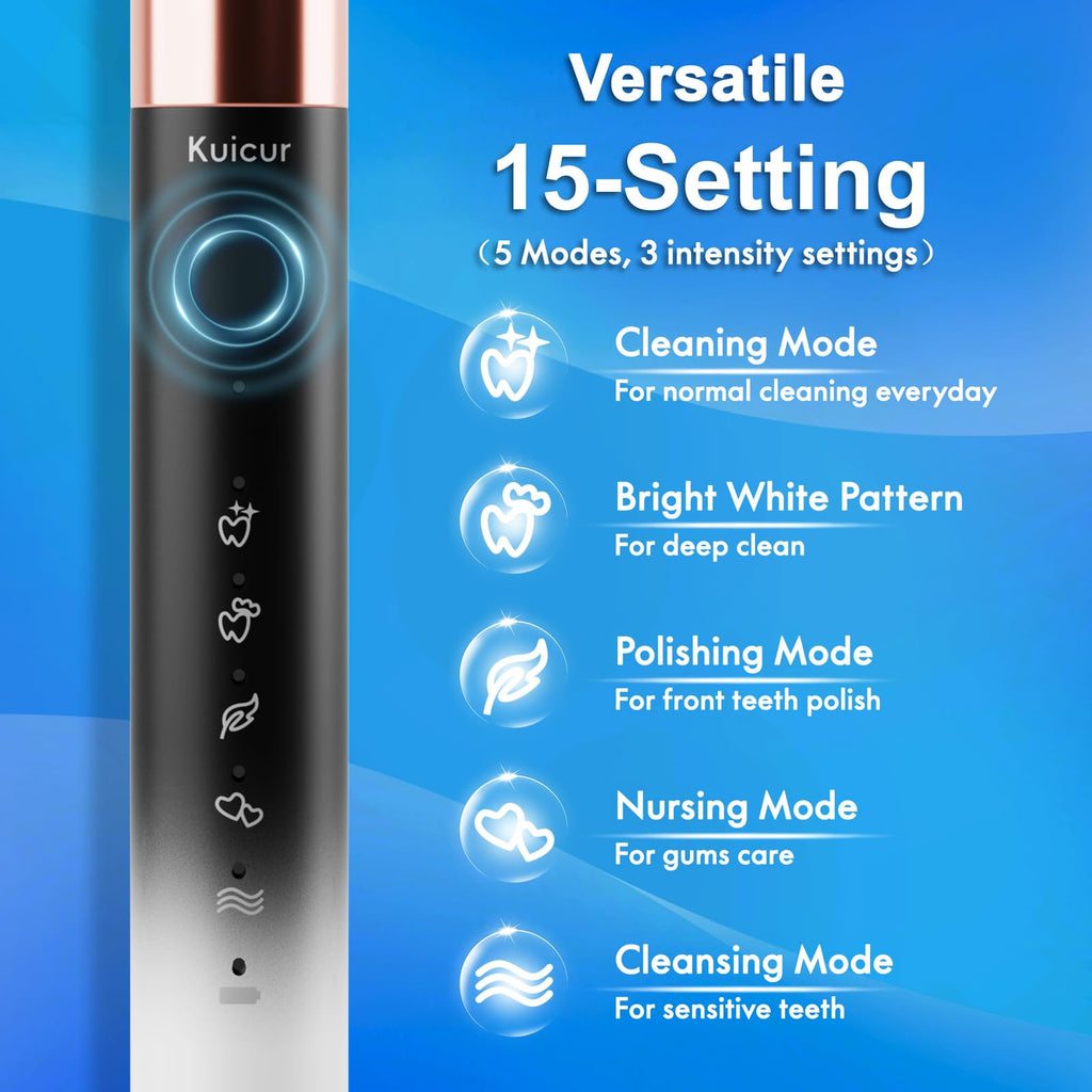 2 Pack Electric Toothbrush G809