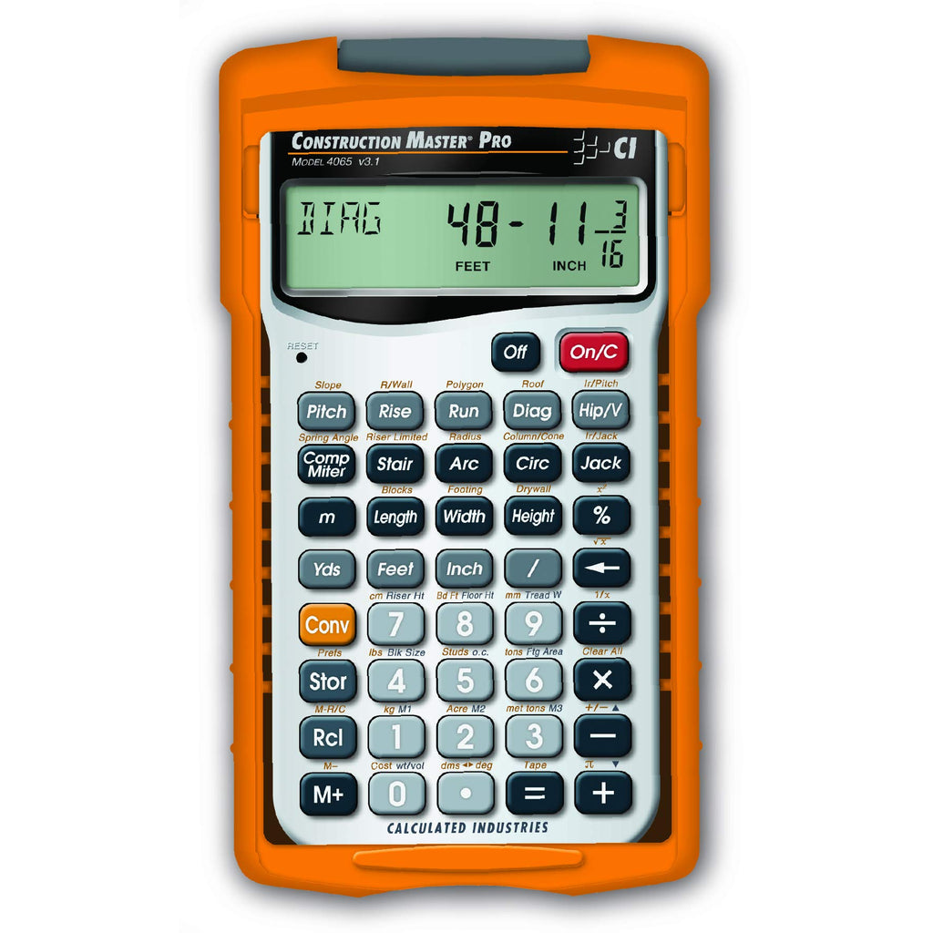 Construction Master Pro Trig Feet-Inch-Fraction Calculator C712067