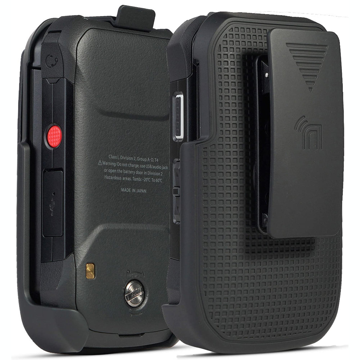 Black Rugged Flip Phone M2193