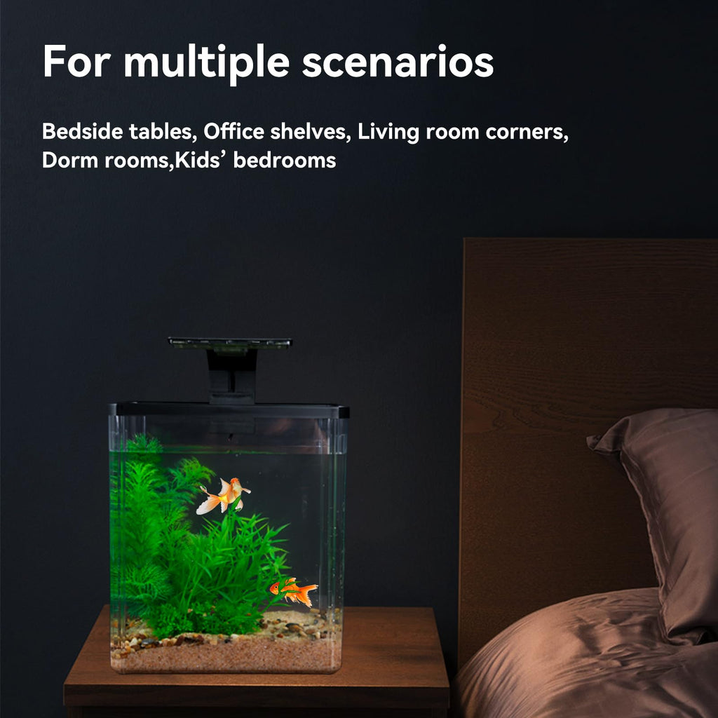1.5 Gallon Aquarium Starter Kit with Filteration Lighting G787