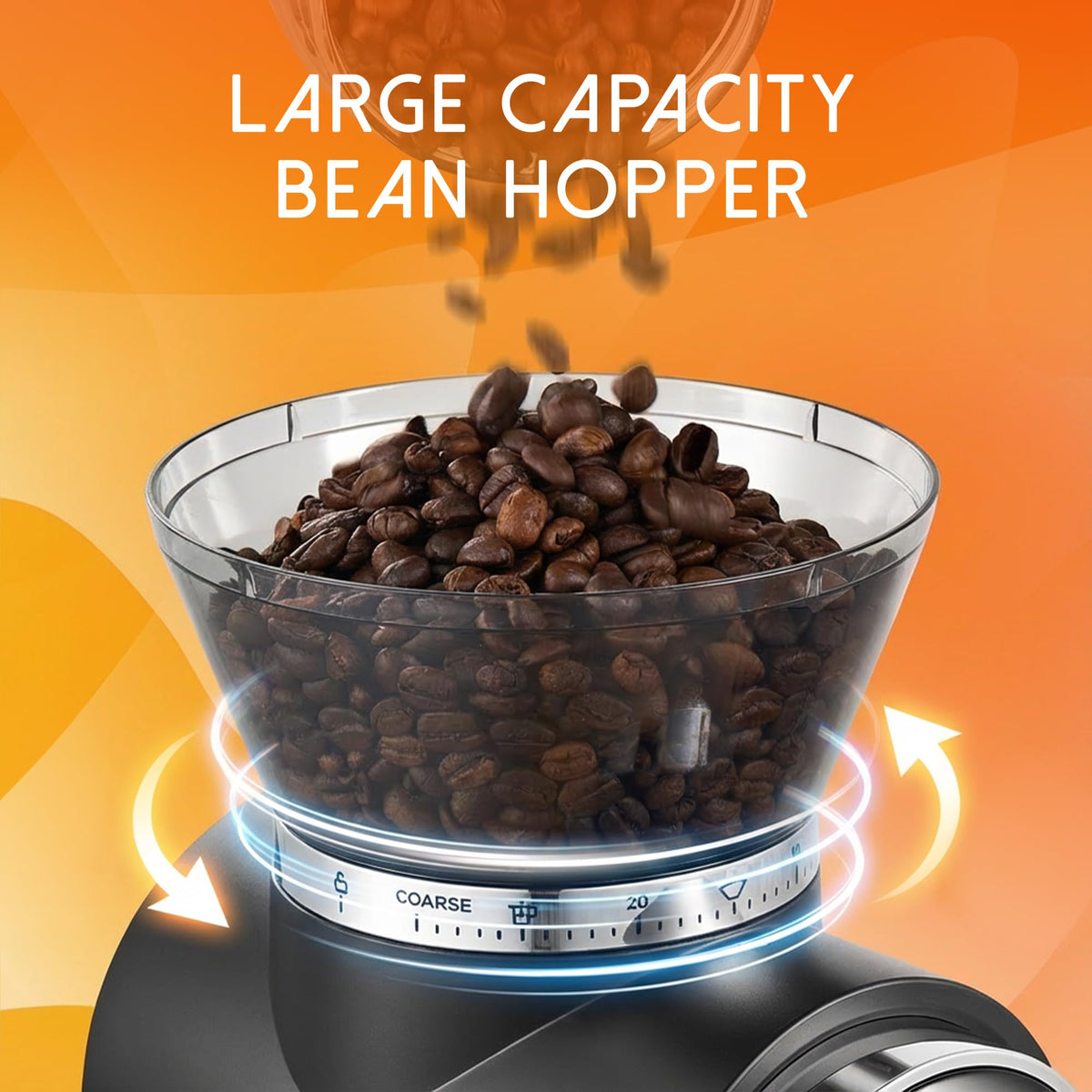 Conical Burr Electric Coffee Grinder with 30 Settings Z640