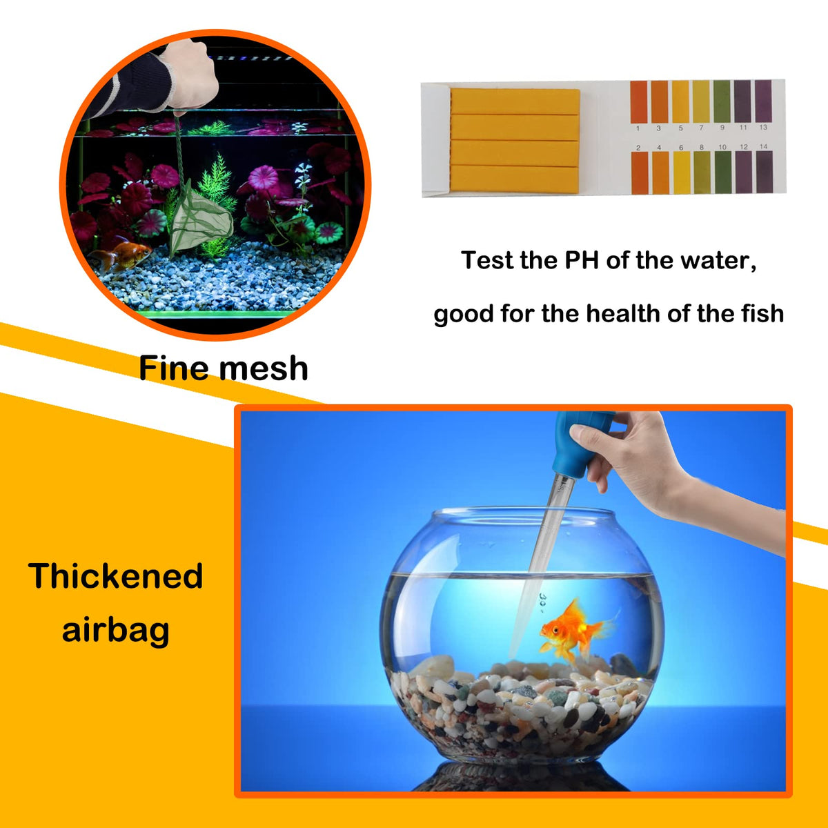 8 in 1 Stainless Steel Aquarium Cleaning Tools K600439