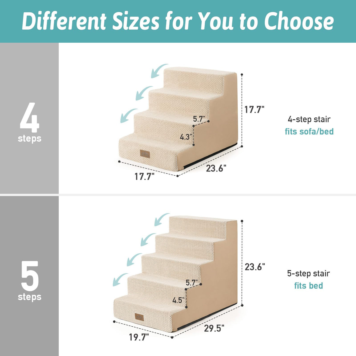 4 Step Pet Stairs L5980