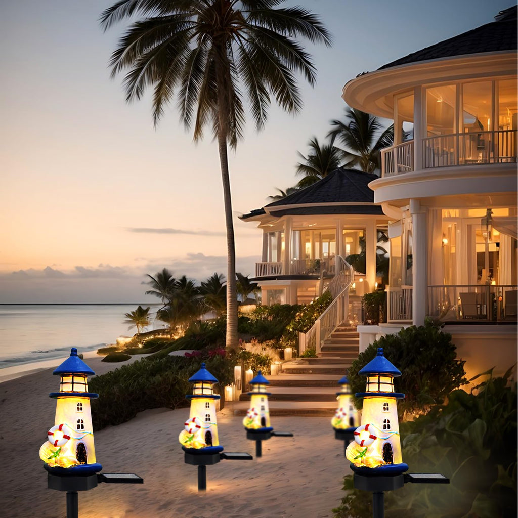 Blue Waterproof Solar Powered Garden Stake Light S326