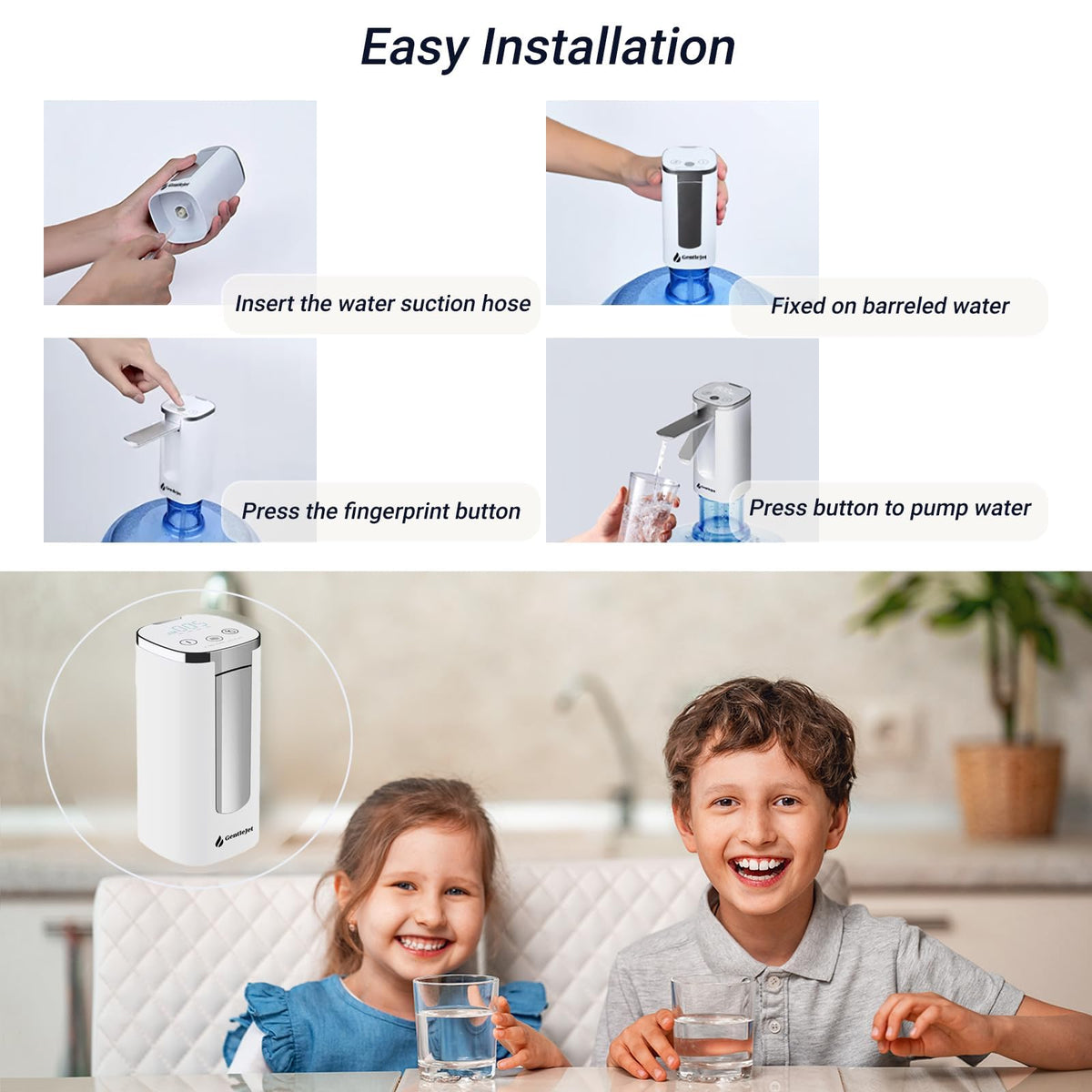 Automatic Water Dispenser Pump for 5 Gallon Bottle E727
