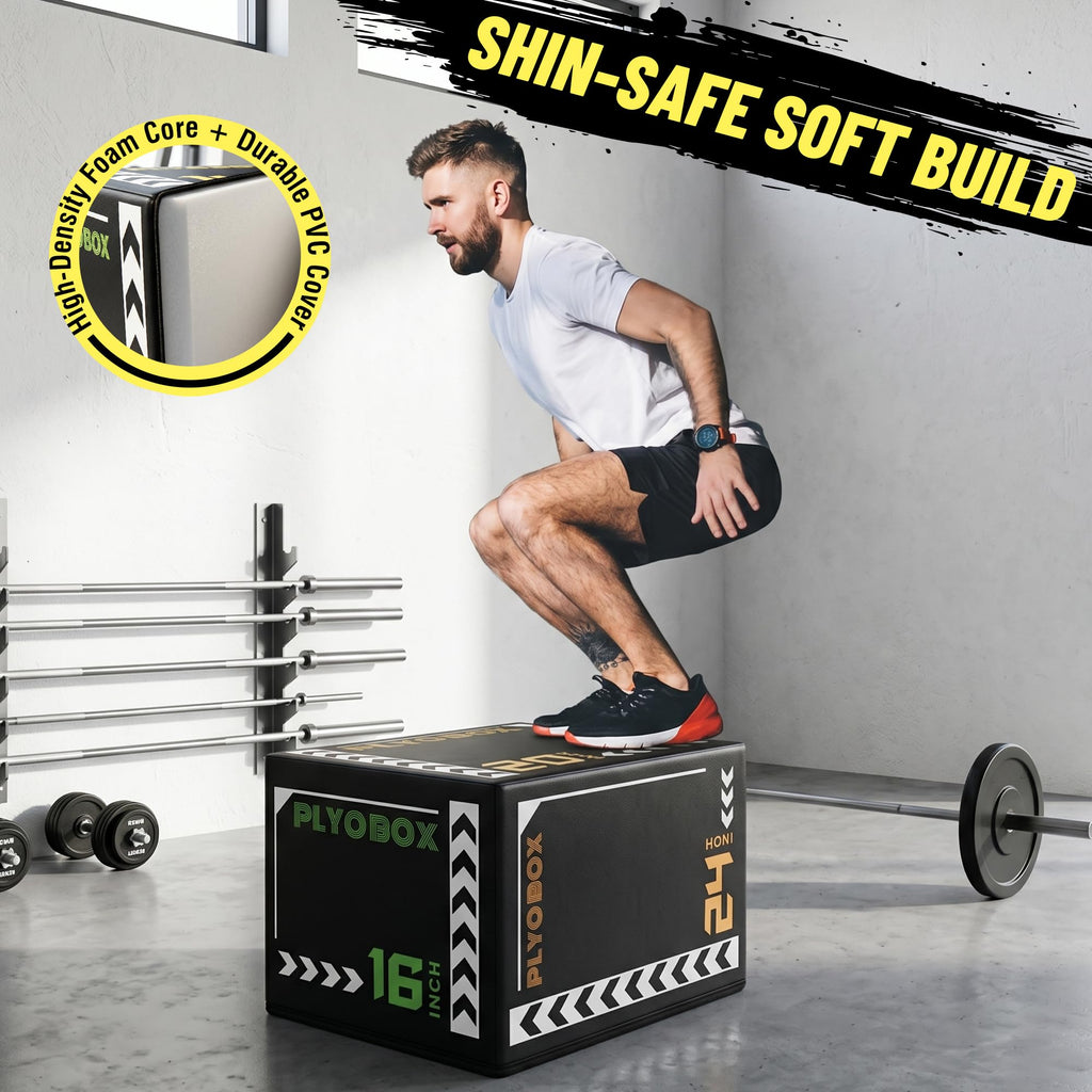 3-in-1 Foam Plyometric Jump Box P403