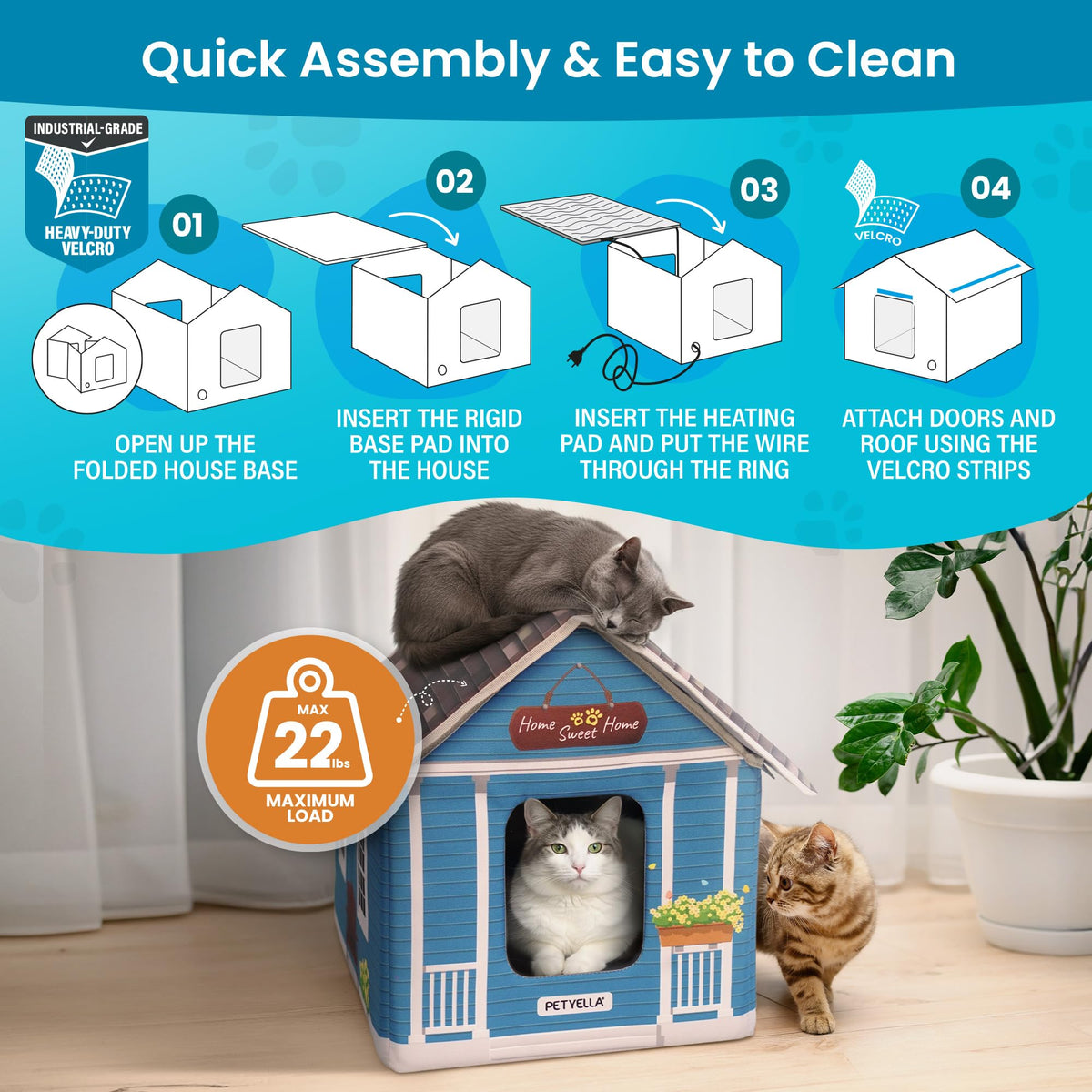 Heated Cat House M21519