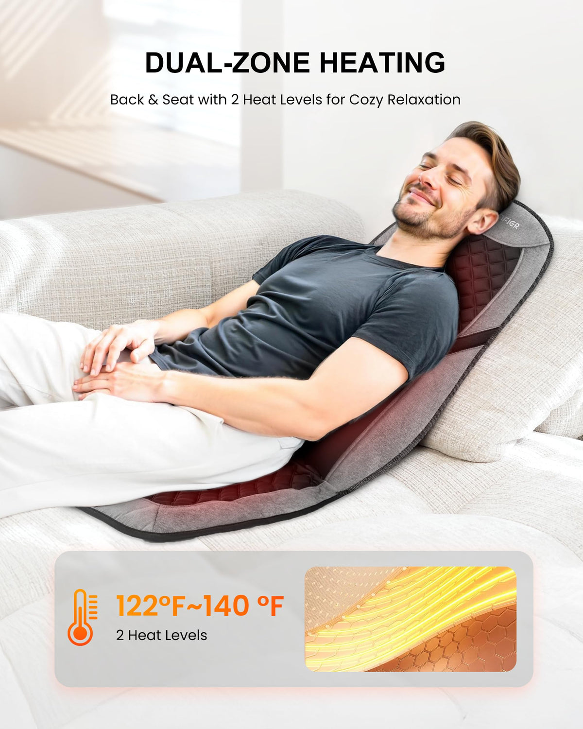 Back Massager with Heat C17110