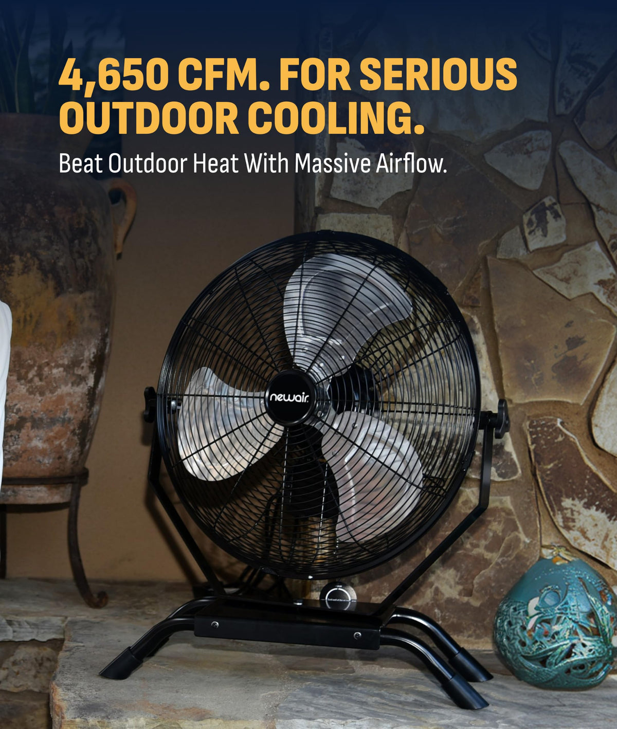 20" Outdoor Wall Mount Fan B6763