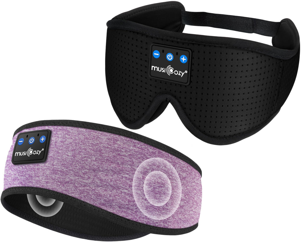 3D Bluetooth Sleep Mask Headphones Pack of 2 O936
