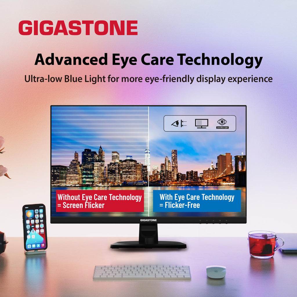 24 inch IPS LED Monitor 2-Pack 75Hz FHD Frameless K42866
