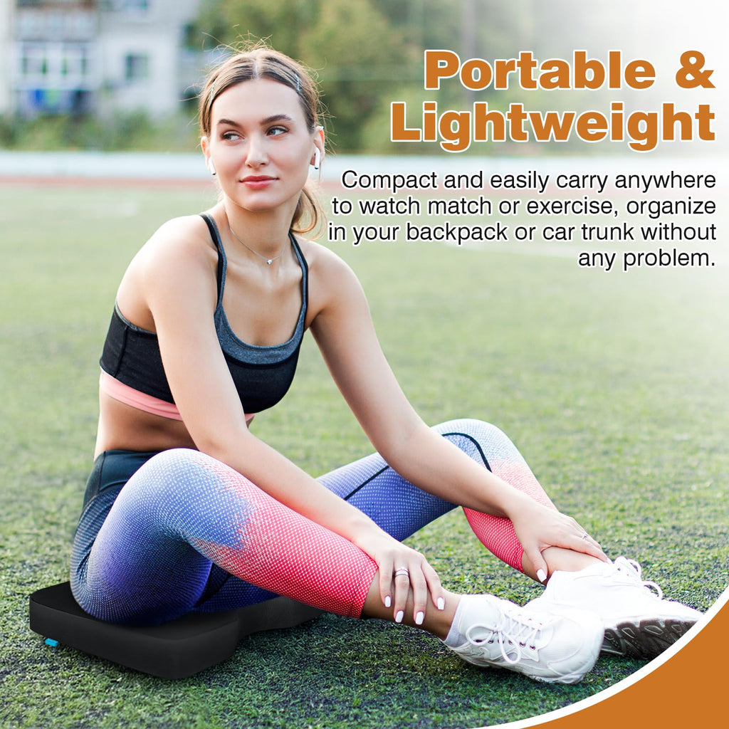 Portable Extra Thick Waterproof Stadium Seat Cushions with Handle, 2PCS K40326