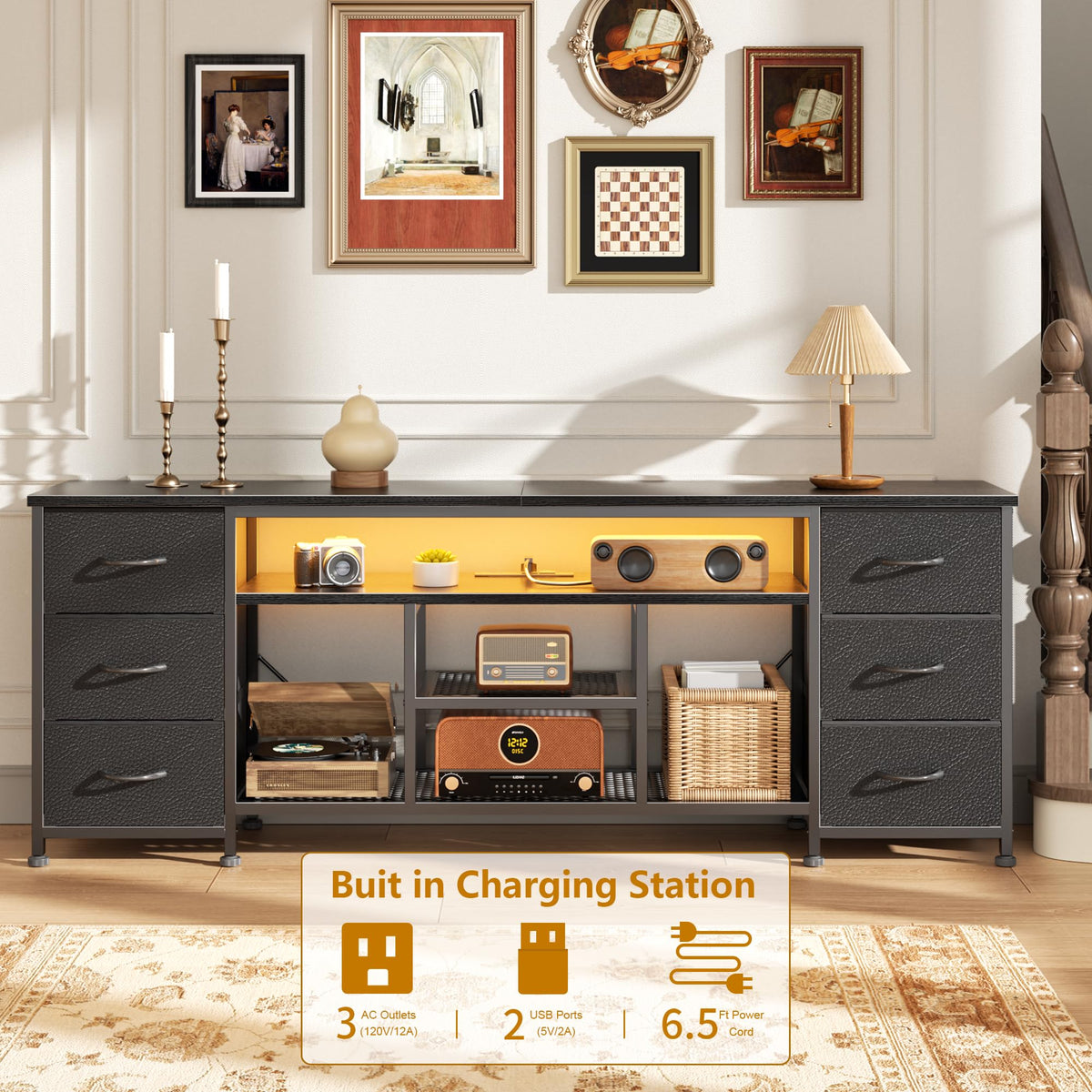 63 Inch LED TV Stand E428
