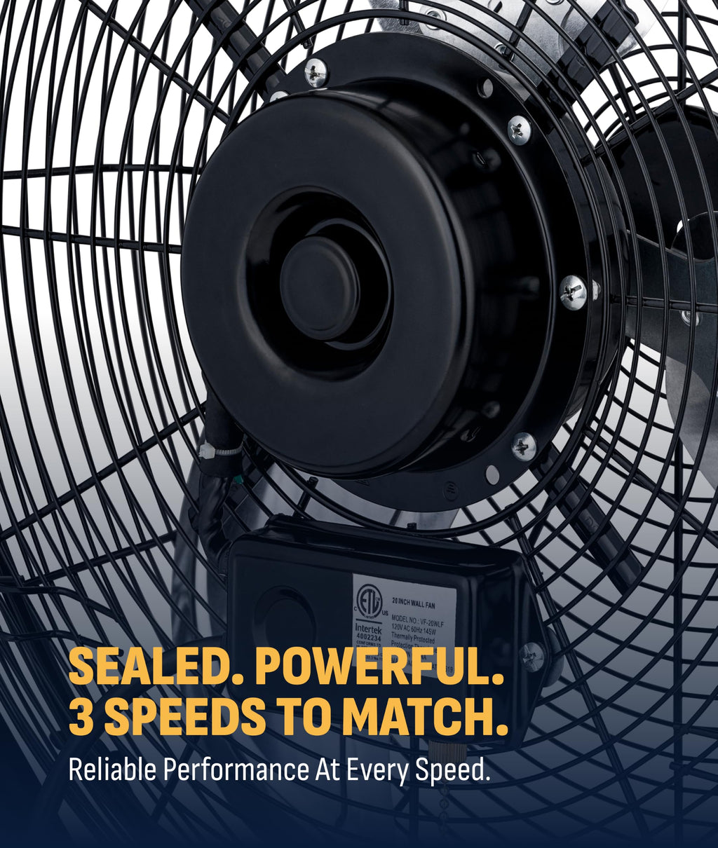 20" Outdoor Wall Mount Fan B6763