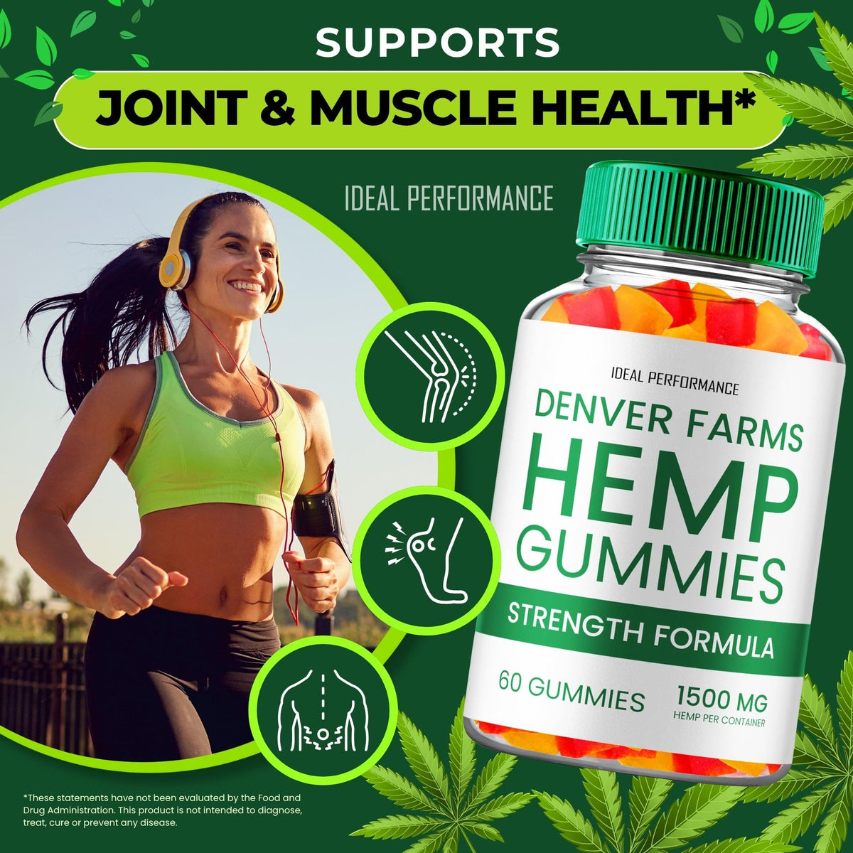 Maximum Strength All Natural Hemp Gummies 60 Gummies P29459