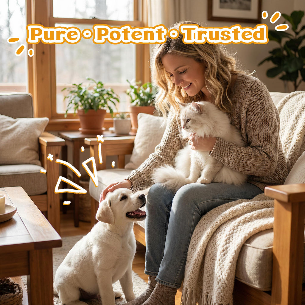 4-in-1 Natural Herbal Supplement Drops for Dogs & Cats W356