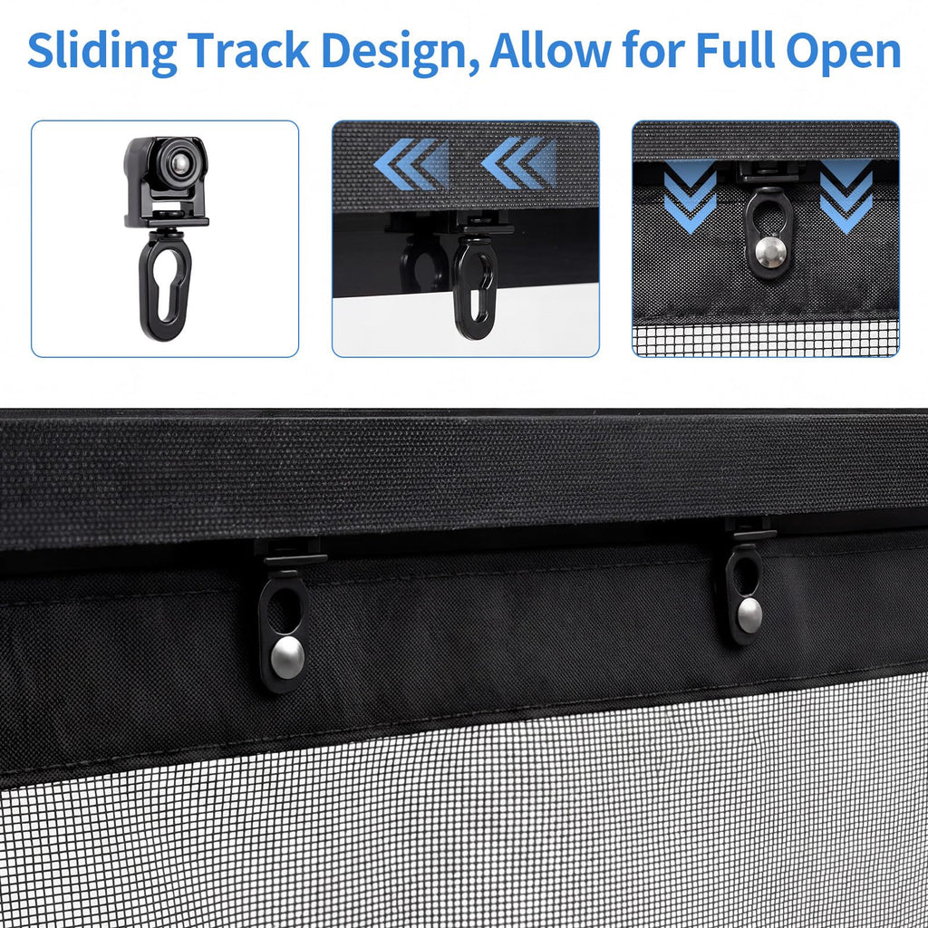 72x80 Inch Retractable Magnetic Screen Door P8821