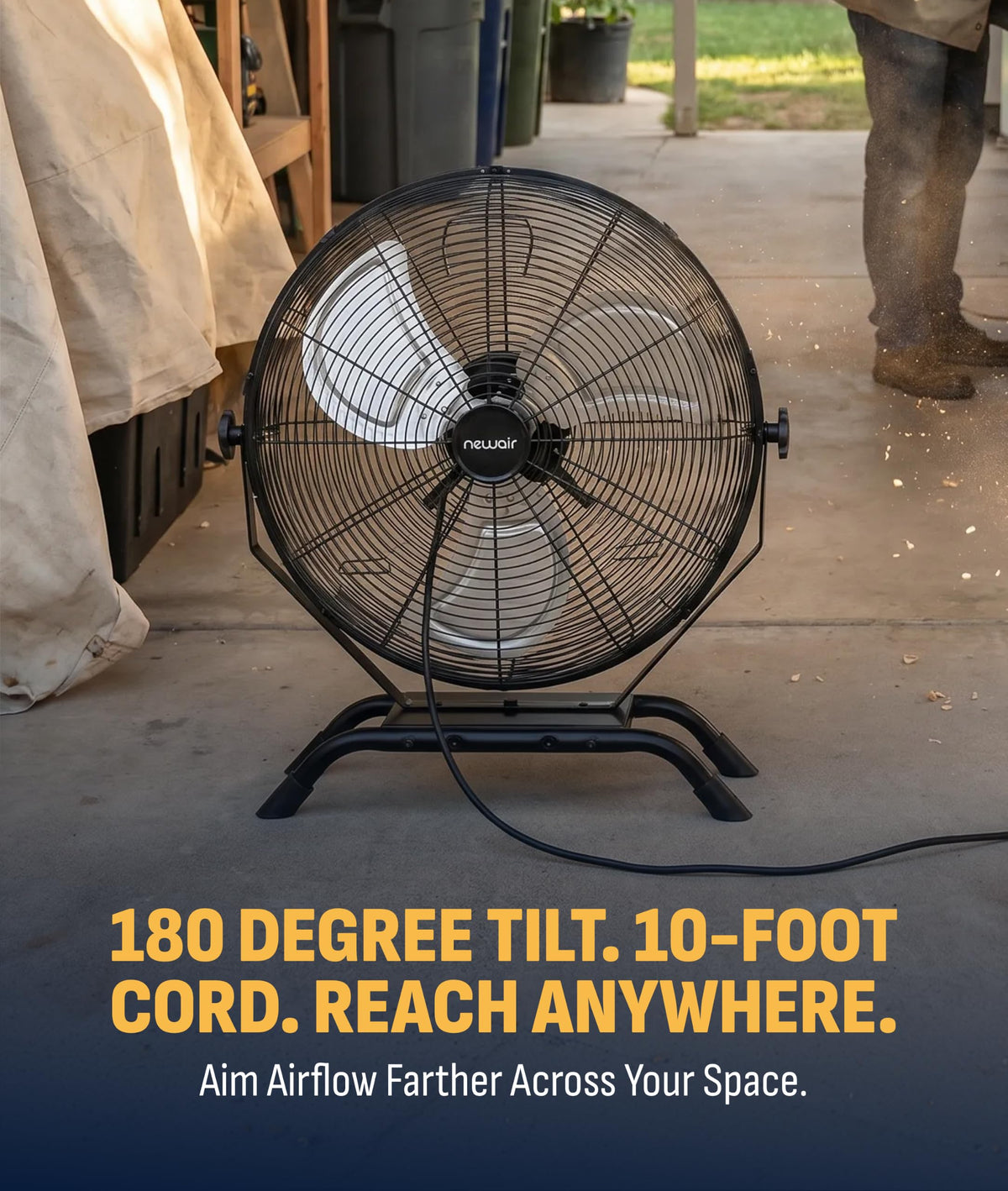 20" Outdoor Wall Mount Fan B6763