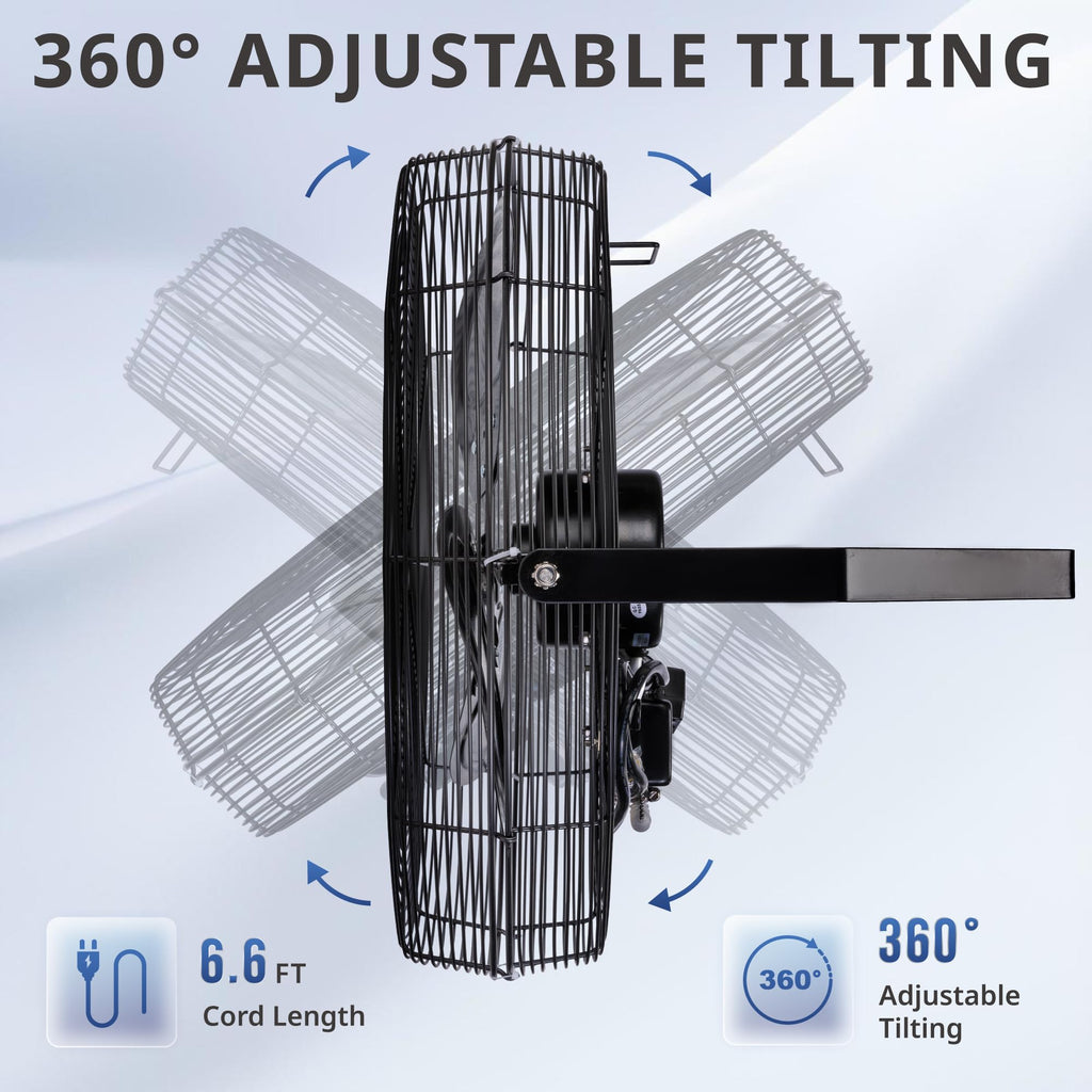 20-Inch High Velocity Outdoor Wall Fan O34314