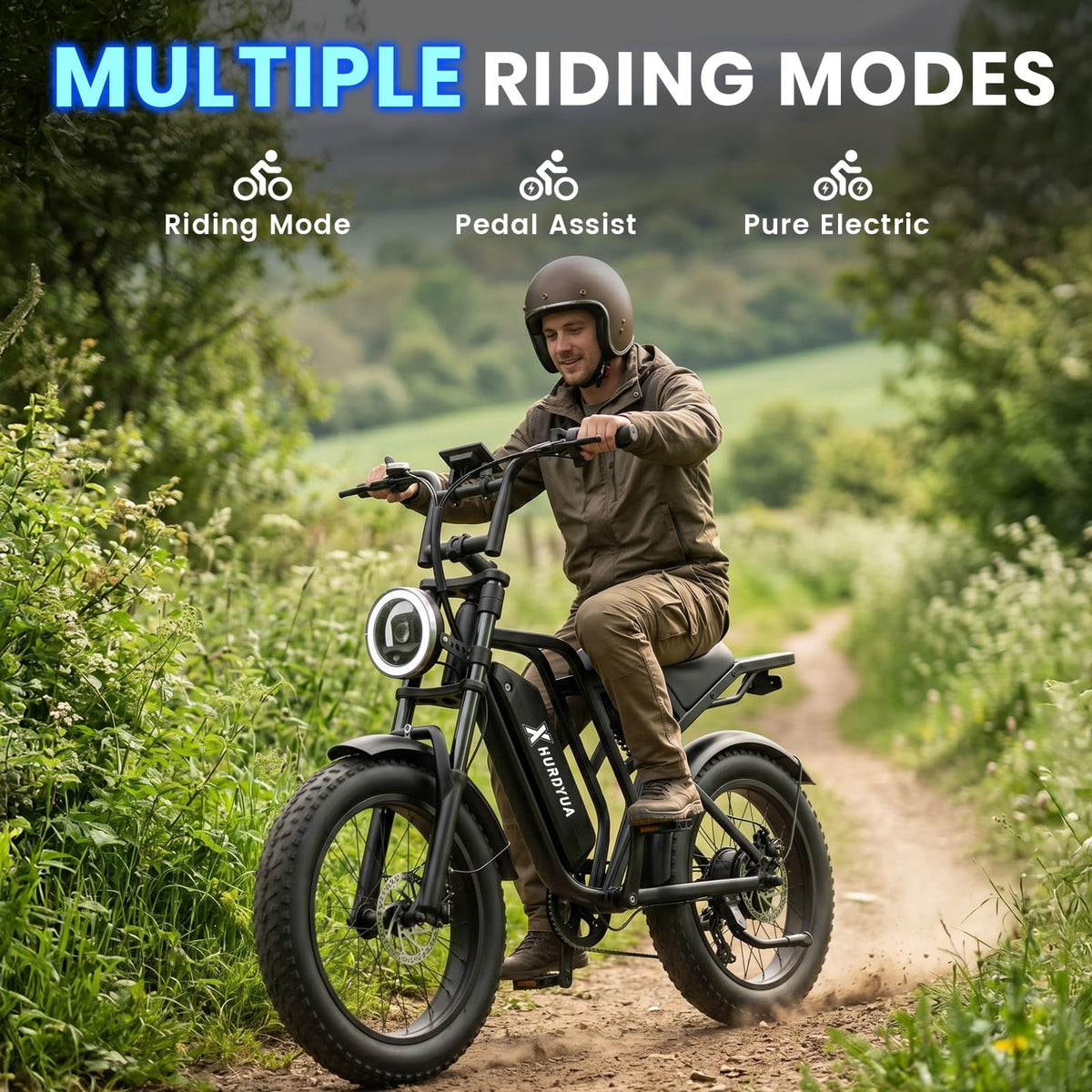 1500W Electric Bike with 48V 15Ah Removable Battery R901253
