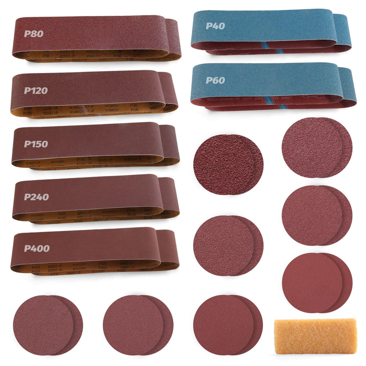 4x36 Inch Sanding Belts 31Pack X3459