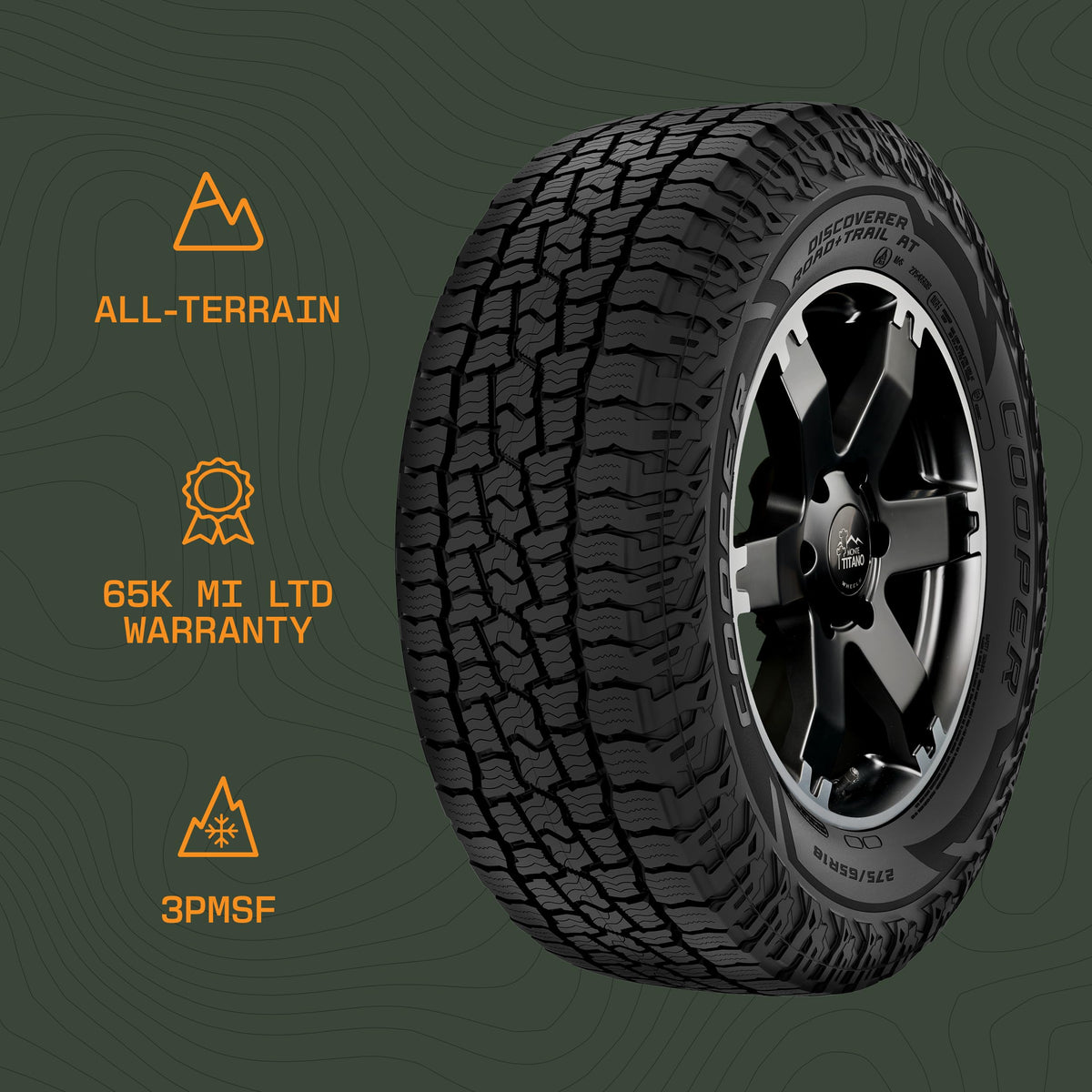All-Terrain Tire, 275/60R20 SL 115H, Set of 1 I936