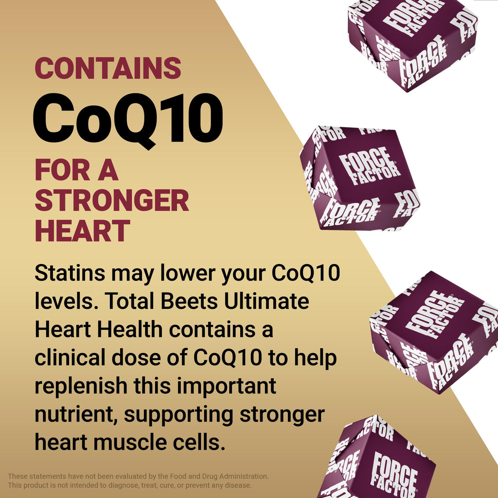 Total Beets Heart Health Blood Pressure Support Chews with CoQ10, 60 Soft X7178