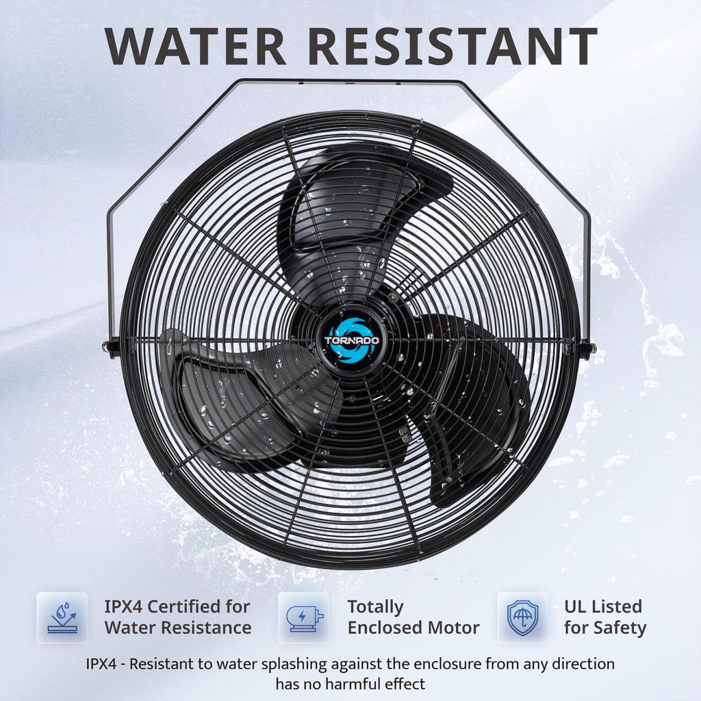 20-Inch High Velocity Outdoor Wall Fan O34314
