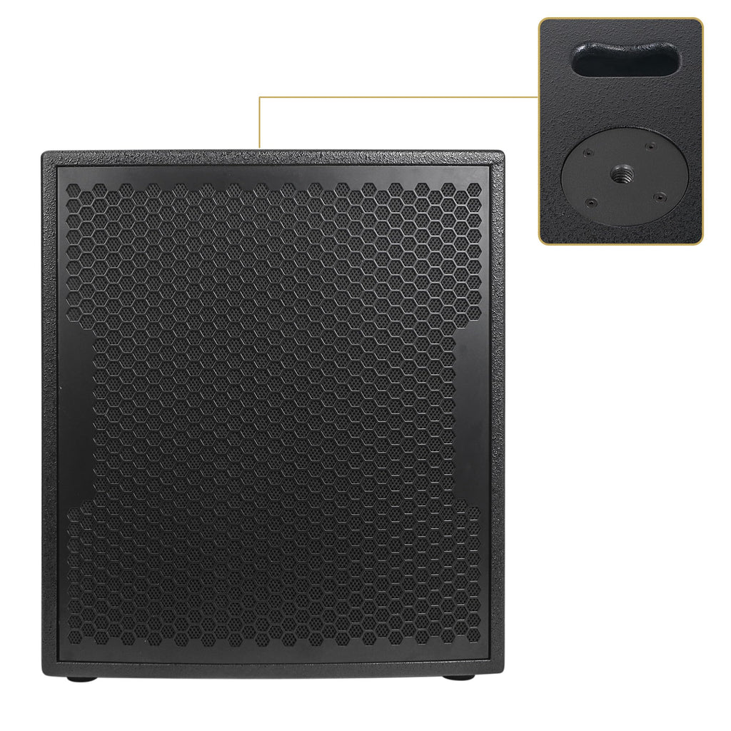 2000W 18" Powered PA Subwoofer with 4" Voice Coil, Black R56024